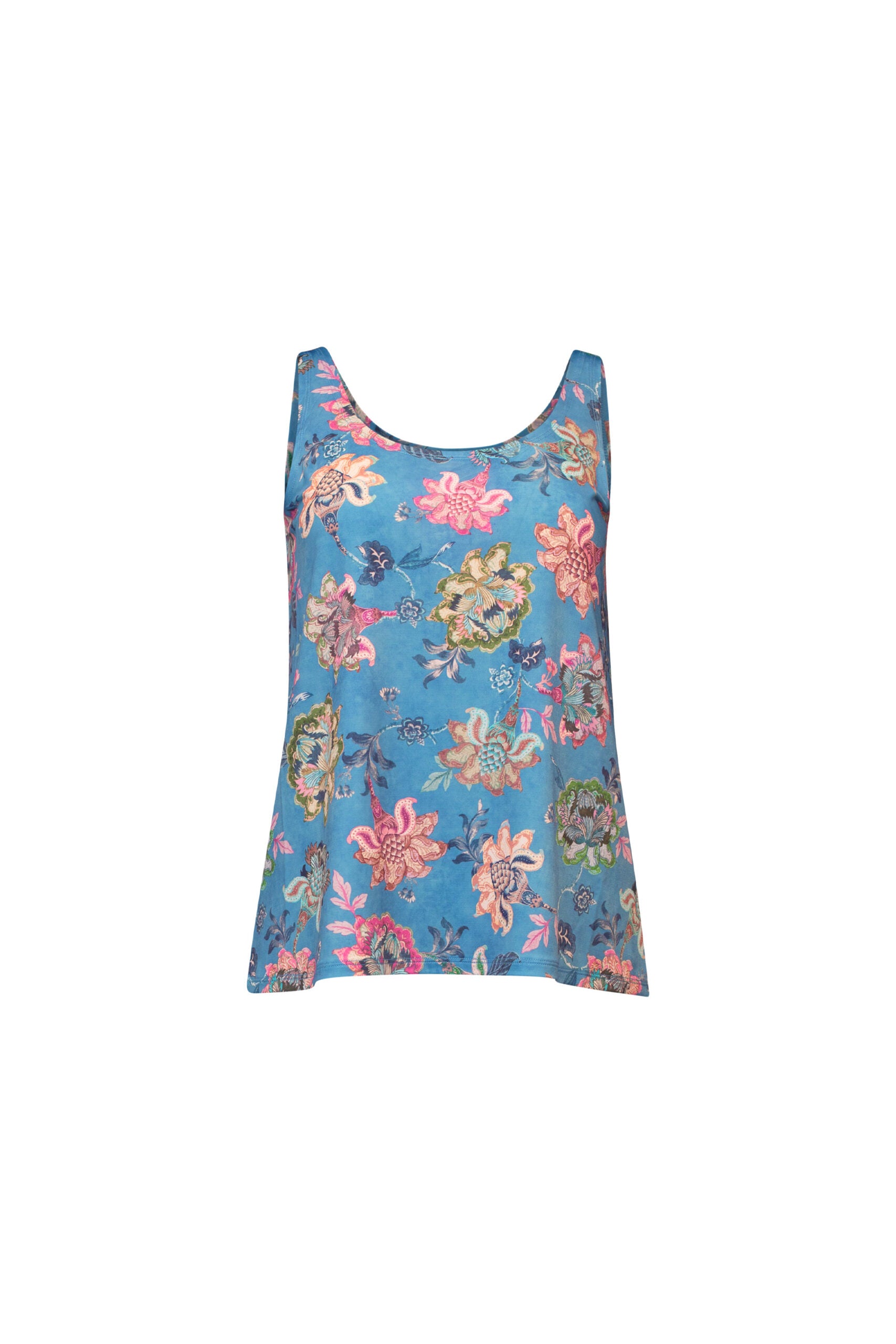 LOOBIES STORY MAYFAIR BLOUSE - WEDGEWOOD BLUE - THE VOGUE STORE