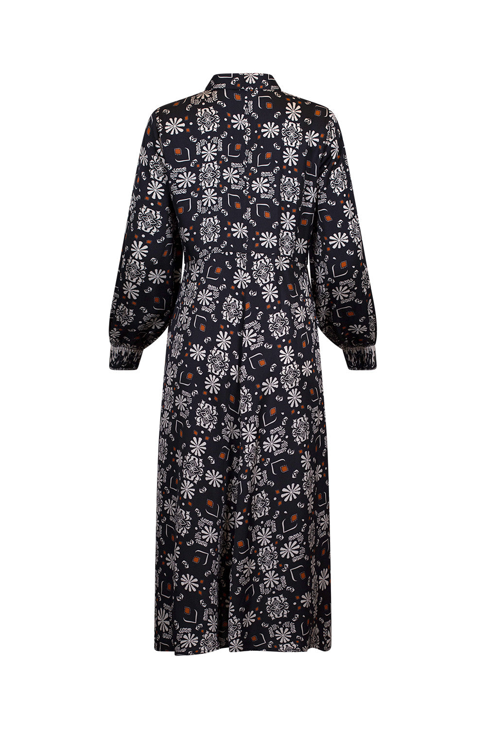 LOOBIES STORY THEODORA DRESS - BLACK MULTI - THE VOGUE STORE