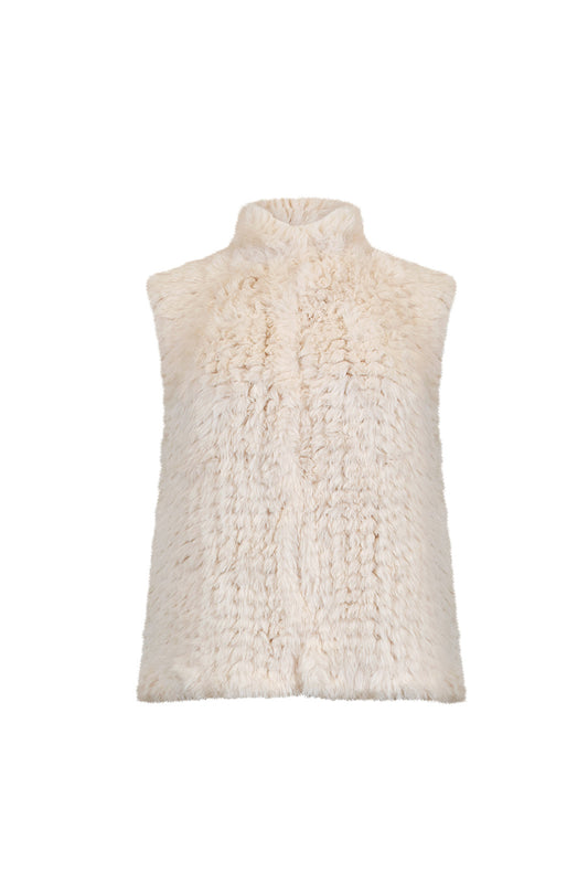 LOOBIES STORY WINTOUR GILET - WINTER WHITE - THE VOGUE STORE