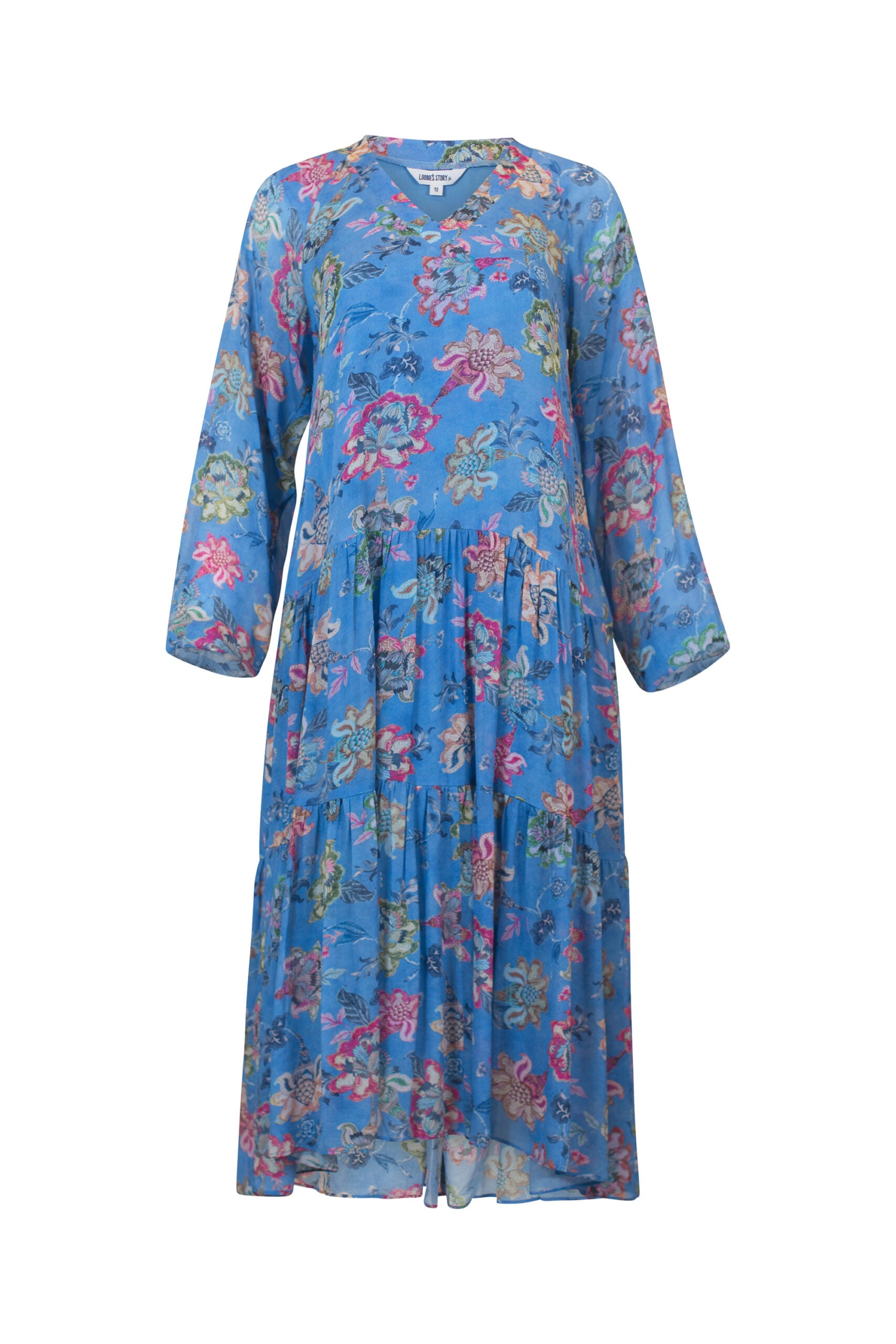 LOOBIES STORY MAYFAIR DRESS - WEDGEWOOD BLUE - THE VOGUE STORE