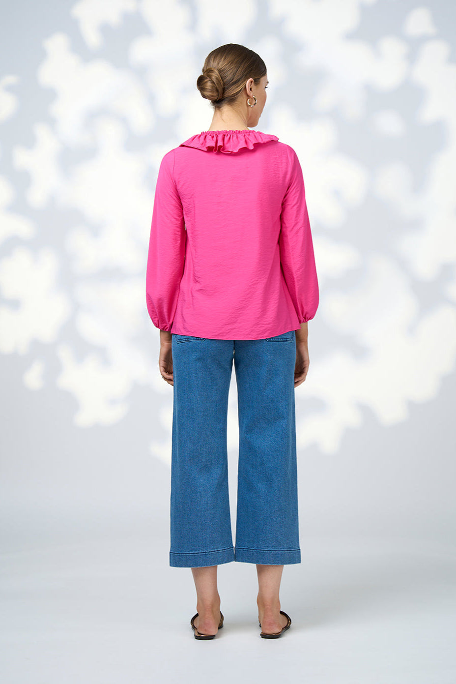 LOOBIES STORY EVIE BLOUSE - FUSCHIA - THE VOGUE STORE