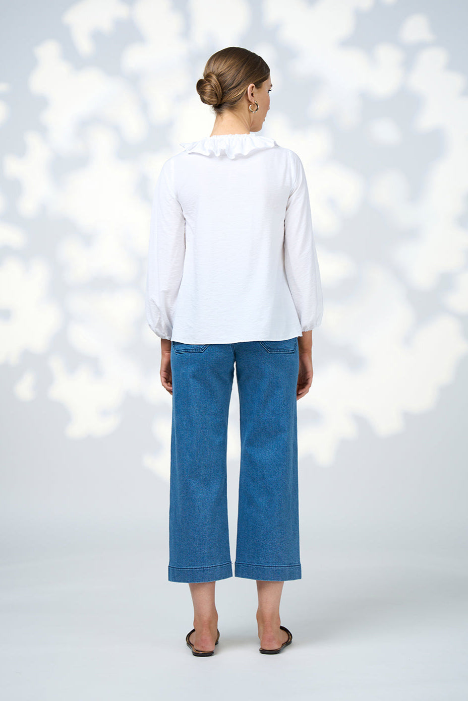 LOOBIES STORY EVIE BLOUSE - WHITE - THE VOGUE STORE