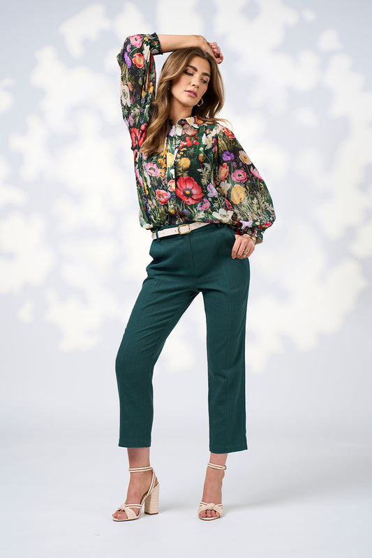 LOOBIES STORY QUINN PANT - IVY - THE VOGUE STORE