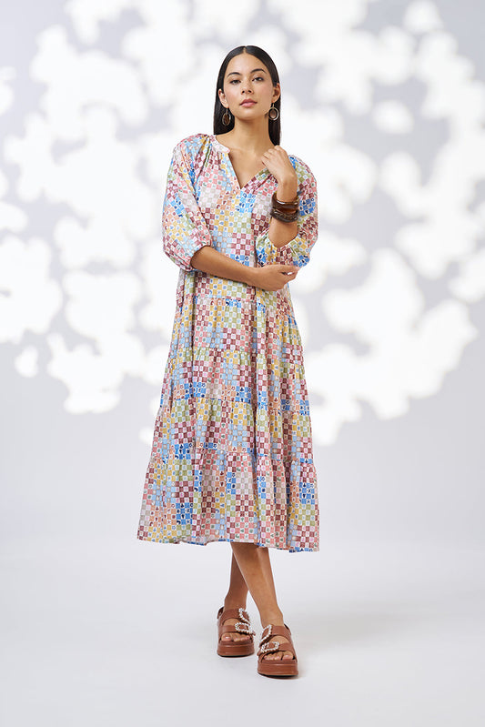 LOOBIES STORY DEJA MIDI DRESS  - THE VOGUE STORE