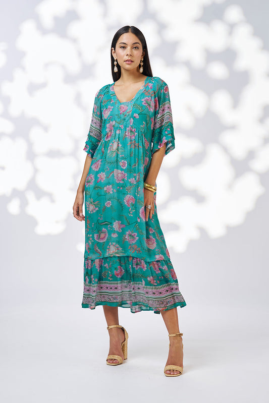 LOOBIES STORY ANAPHORA MIDI DRESS - THE VOGUE STORE