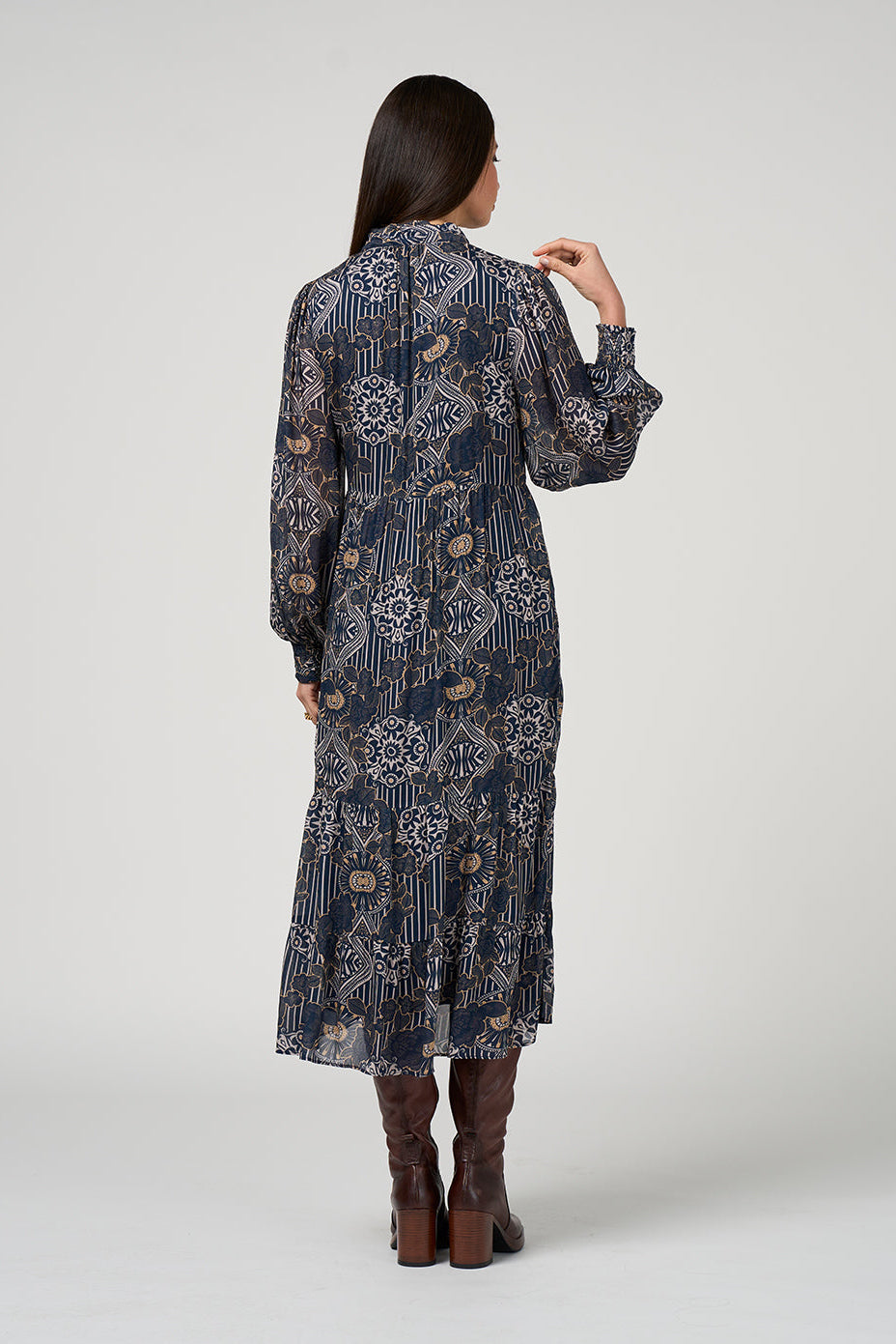 LOOBIES STORY HALCYON MIDI DRESS  - THE VOGUE STORE