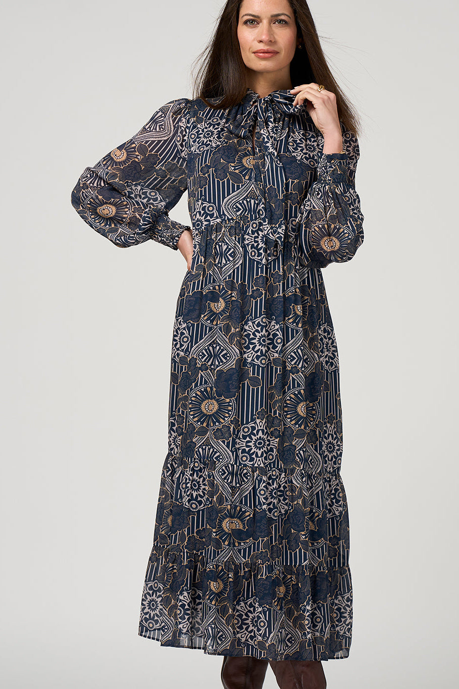 LOOBIES STORY HALCYON MIDI DRESS  - THE VOGUE STORE