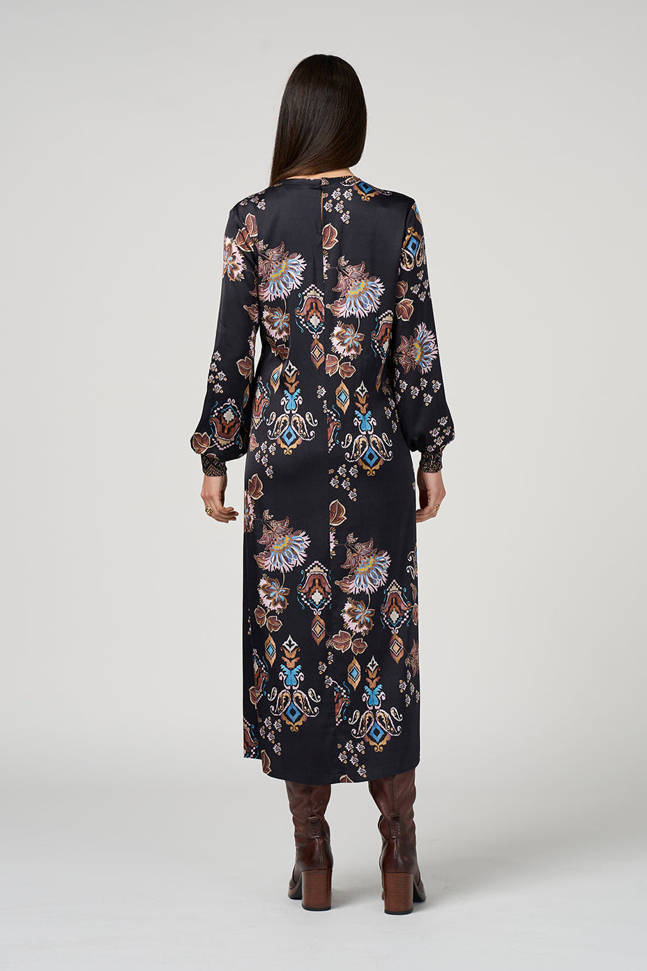 LOOBIES STORY GILDED LOTUS DRESS - THE VOGUE STORE