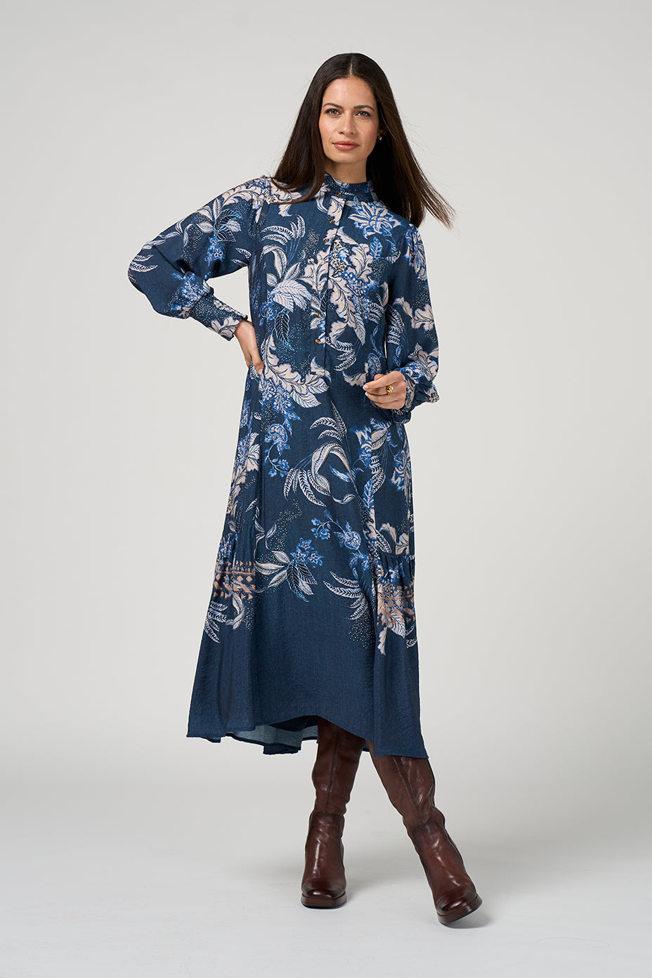 LOOBIES STORY CASELLA MIDI DRESS   - THE VOGUE STORE