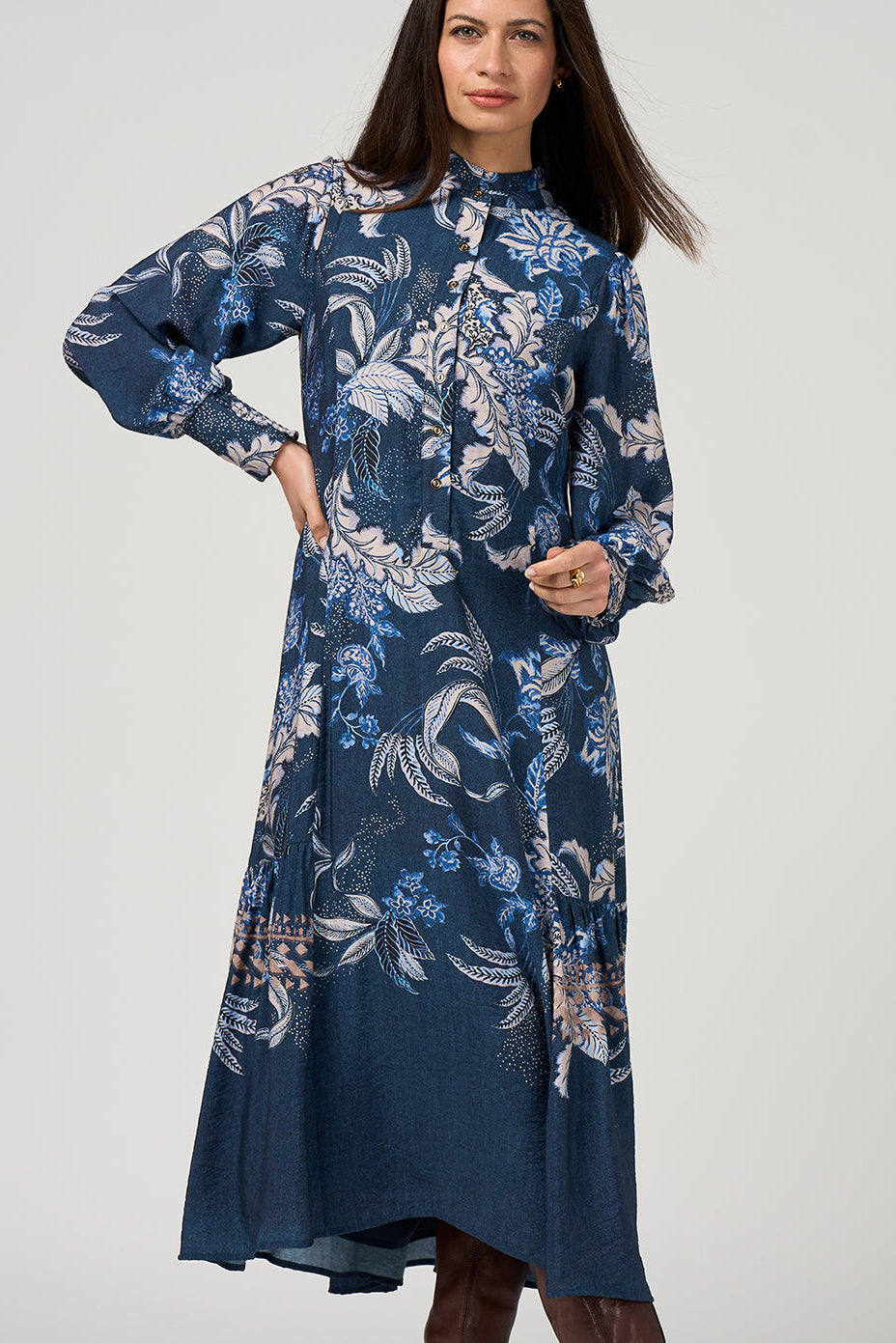 LOOBIES STORY CASELLA MIDI DRESS   - THE VOGUE STORE