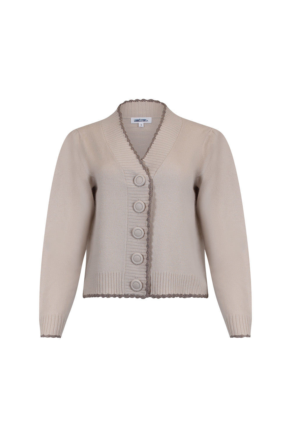 LOOBIES STORY ROSALIND CARDI - BONE - THE VOGUE STORE