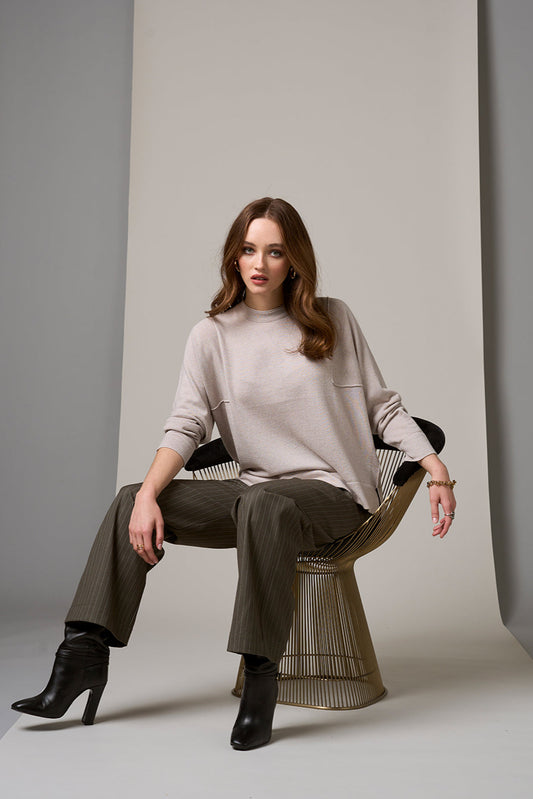 LOOBIES STORY ZARAH SWEATER - PARCHMENT - THE VOGUE STORE