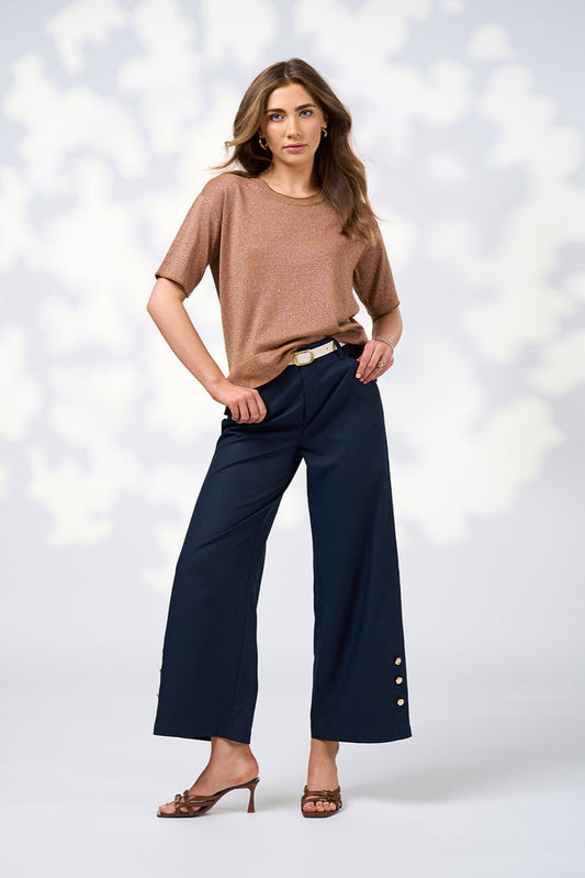 LOOBIES STORY WILLA PANT - INDIGO - THE VOGUE STORE