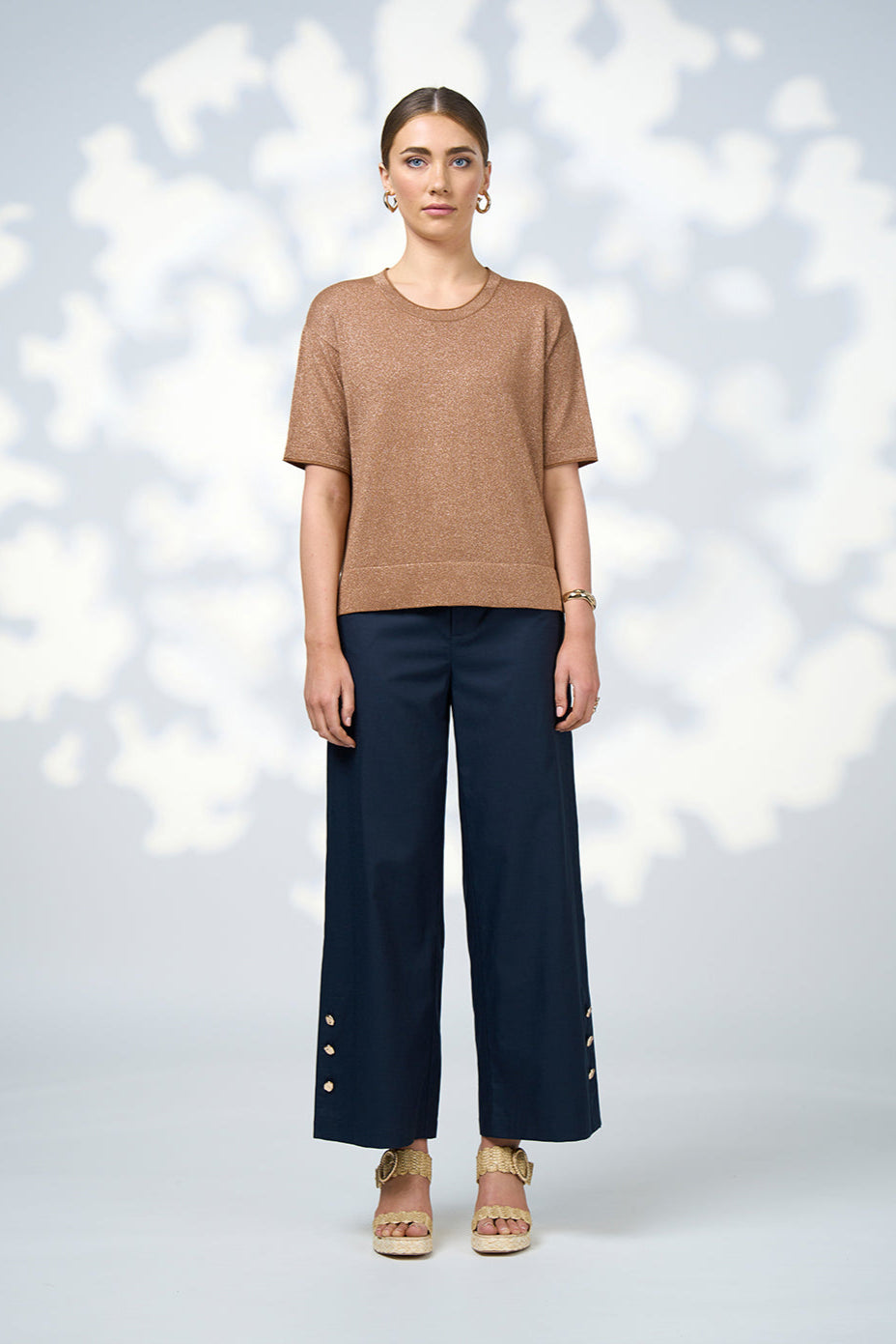 LOOBIES STORY MICA TEE - BRONZE SHIMMER - THE VOGUE STORE