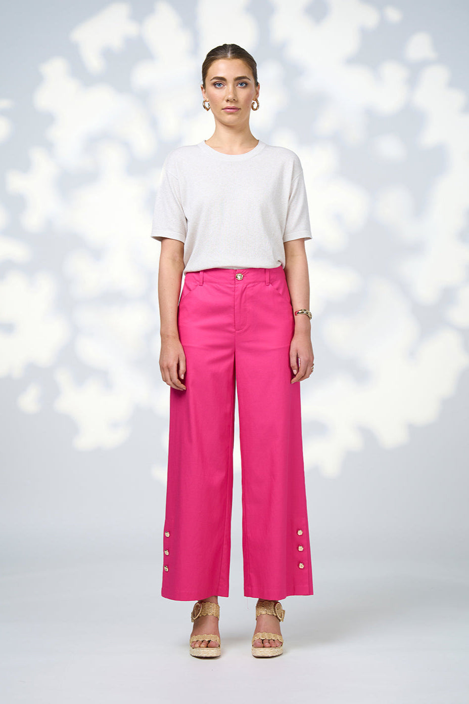 LOOBIES STORY WILLA PANT - FUCHSIA - THE VOGUE STORE