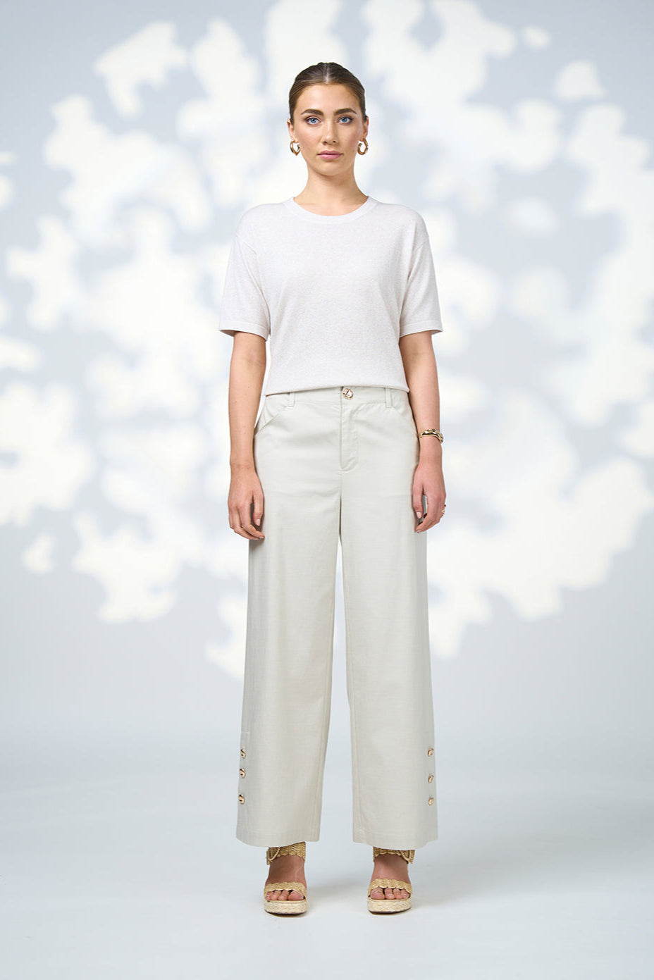 LOOBIES STORY WILLA PANT - STONE - THE VOGUE STORE