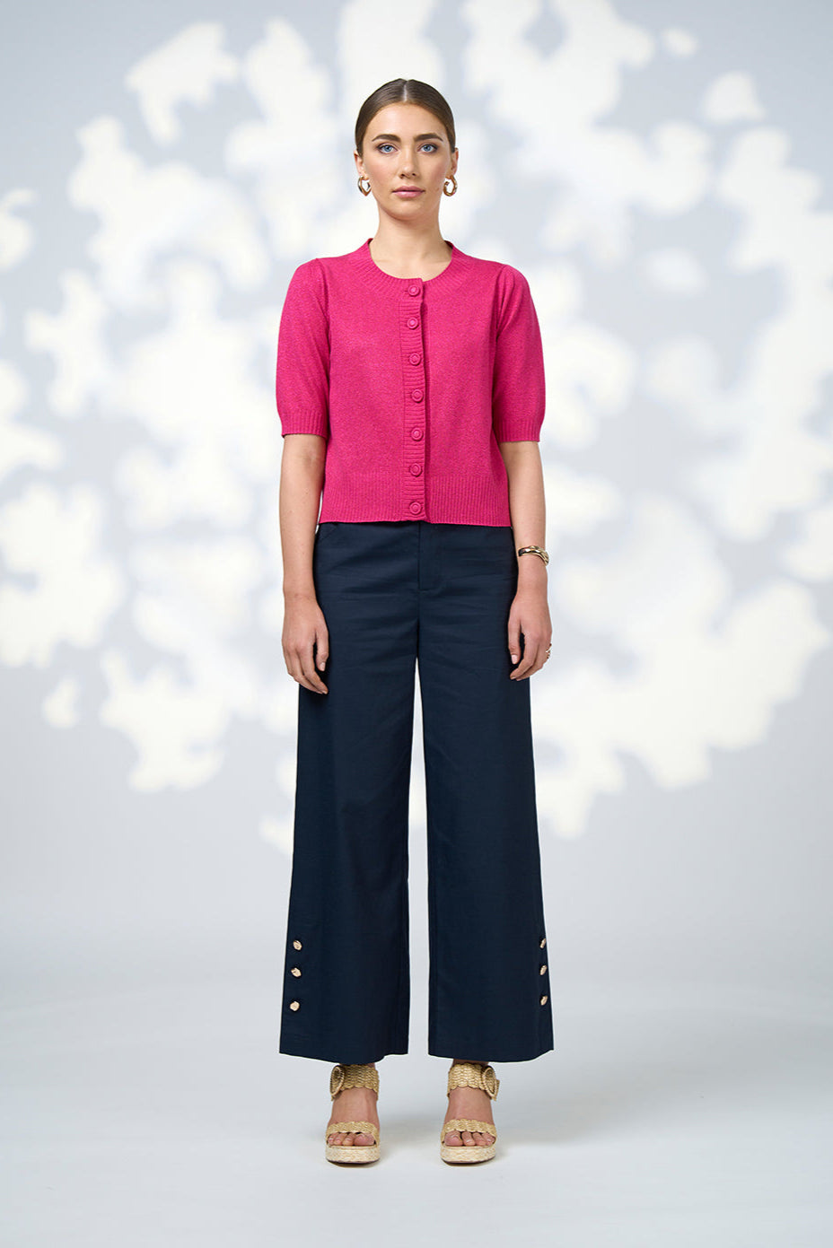 LOOBIES STORY MICA CARDI - FUSCHIA - THE VOGUE STORE