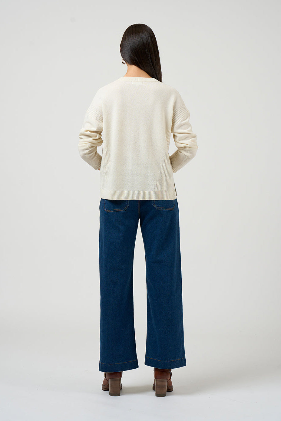LOOBIES STORY ODETTE CARDI - WINTER WHITE - THE VOGUE STORE