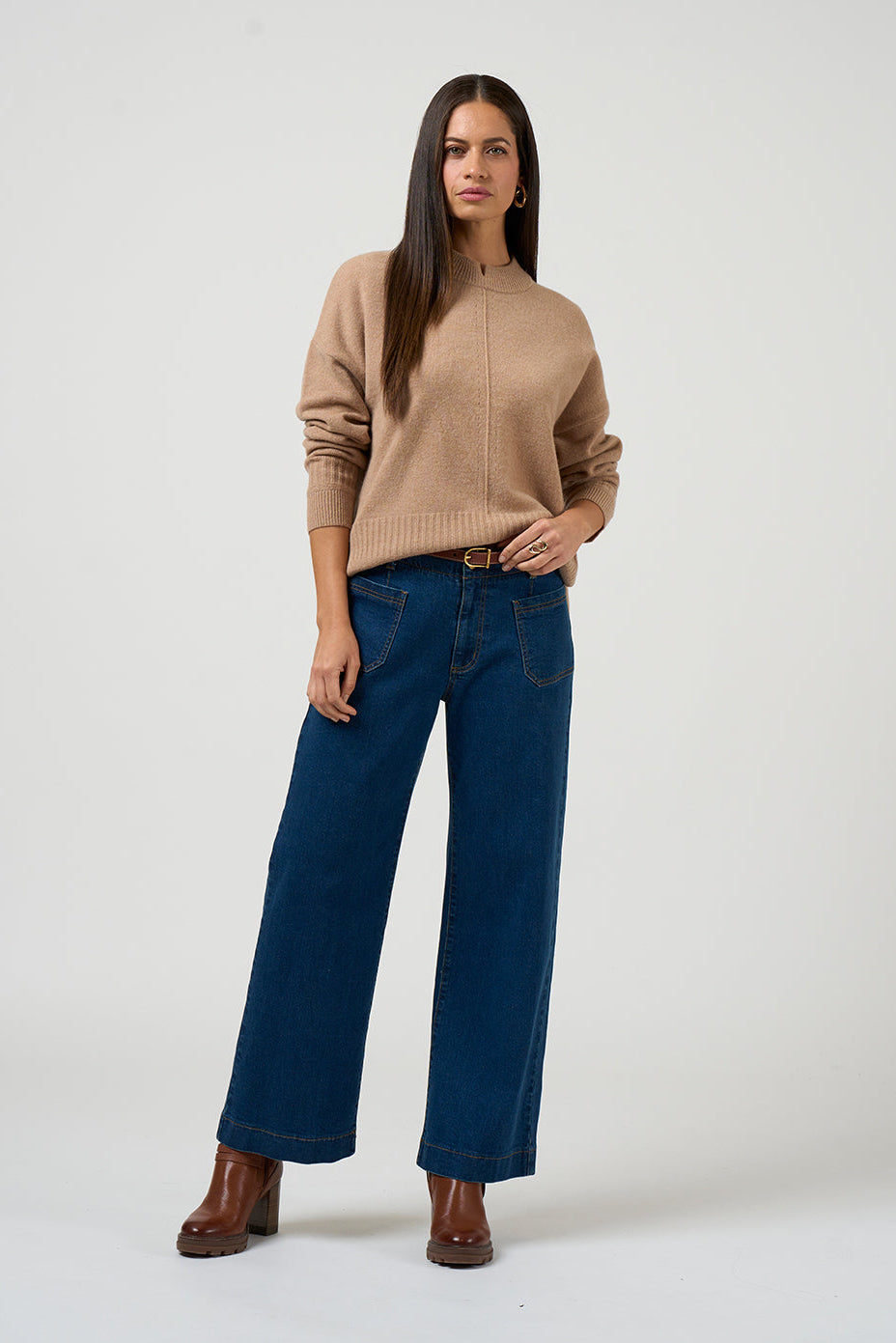 LOOBIES STORY SIA SWEATER - CINNAMON - THE VOGUE STORE