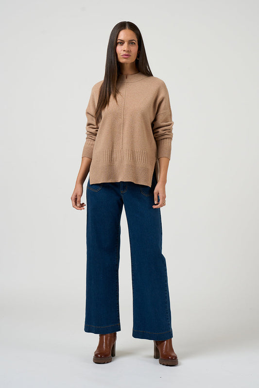 LOOBIES STORY SIA SWEATER - CINNAMON - THE VOGUE STORE