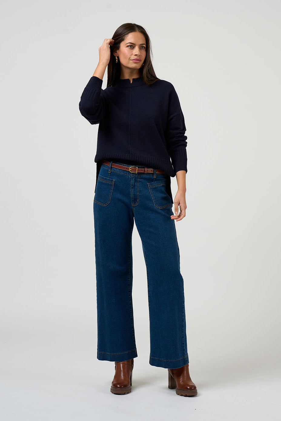 LOOBIES STORY SIA SWEATER - INDIGO - THE VOGUE STORE