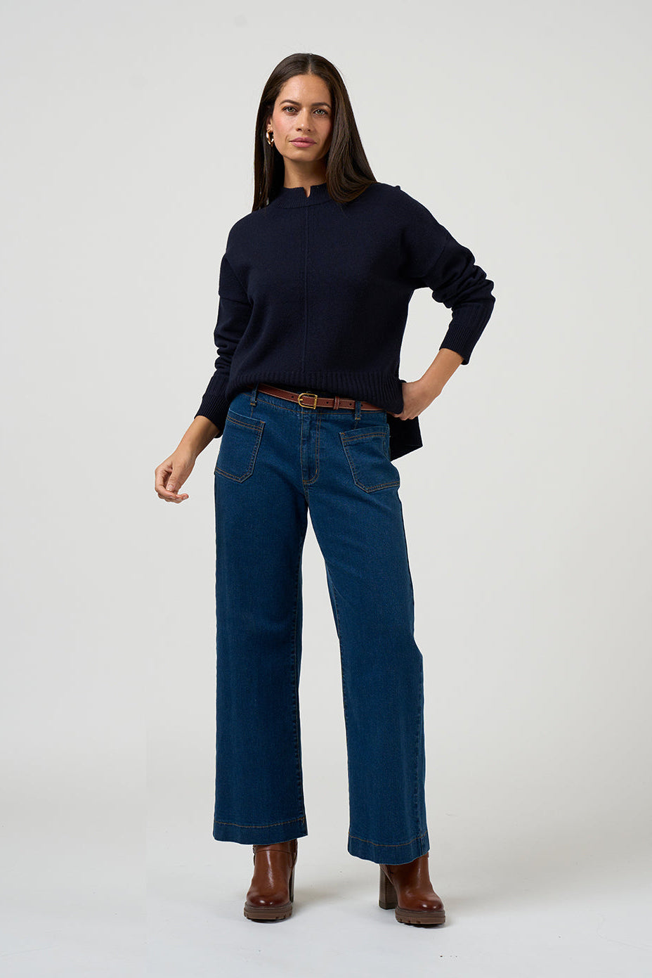 LOOBIES STORY SIA SWEATER - INDIGO - THE VOGUE STORE