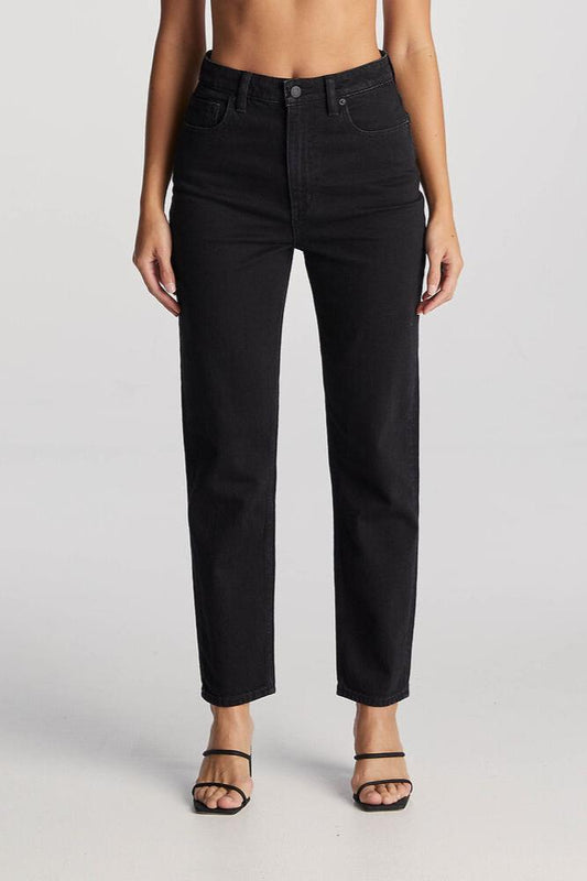 LEE HIGH MOMS - HOMME BLACK - THE VOGUE STORE