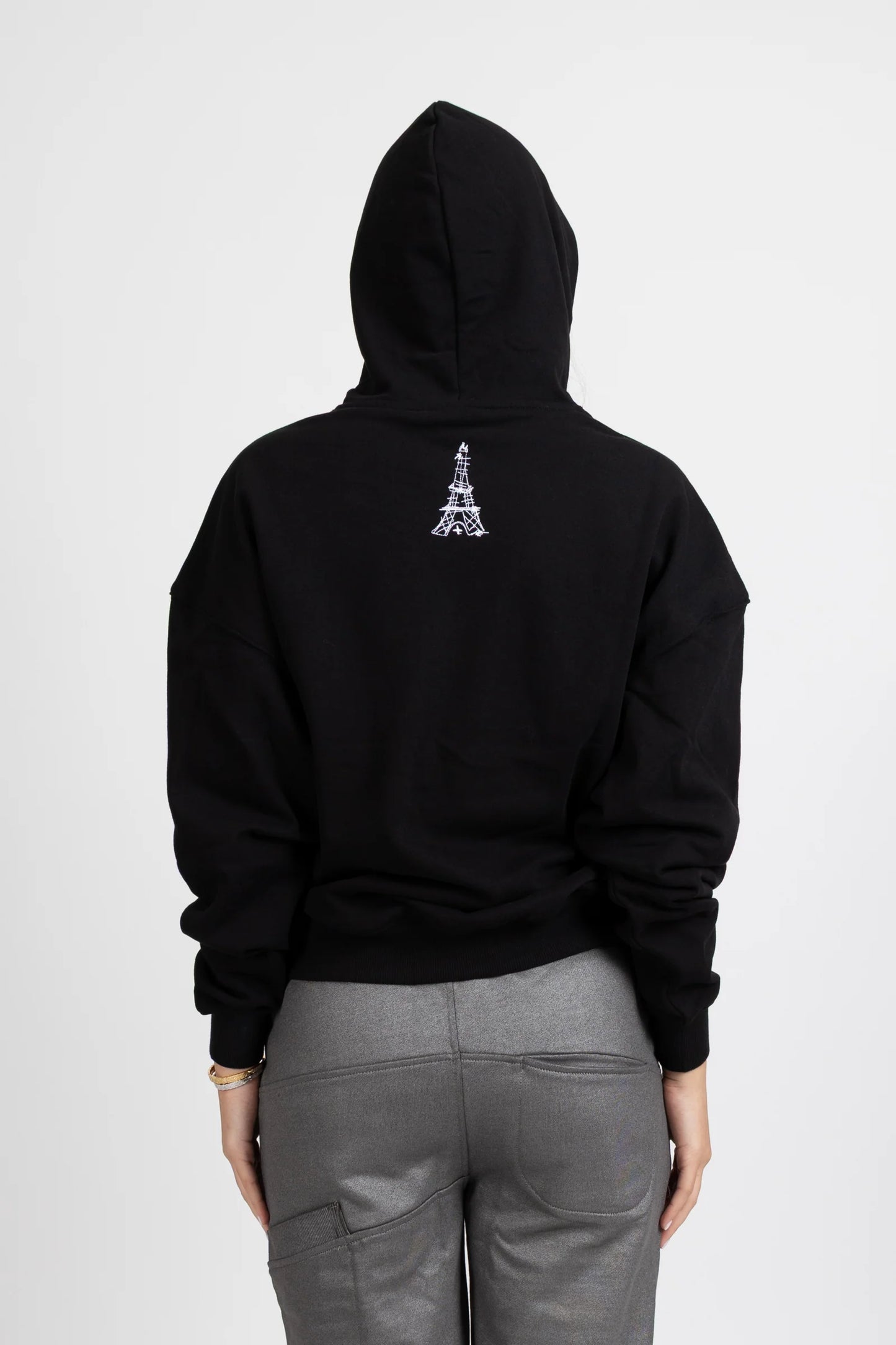 FEDERATION LATELY HOOD NOT PARIS - BLACK - THE VOGUE STORE