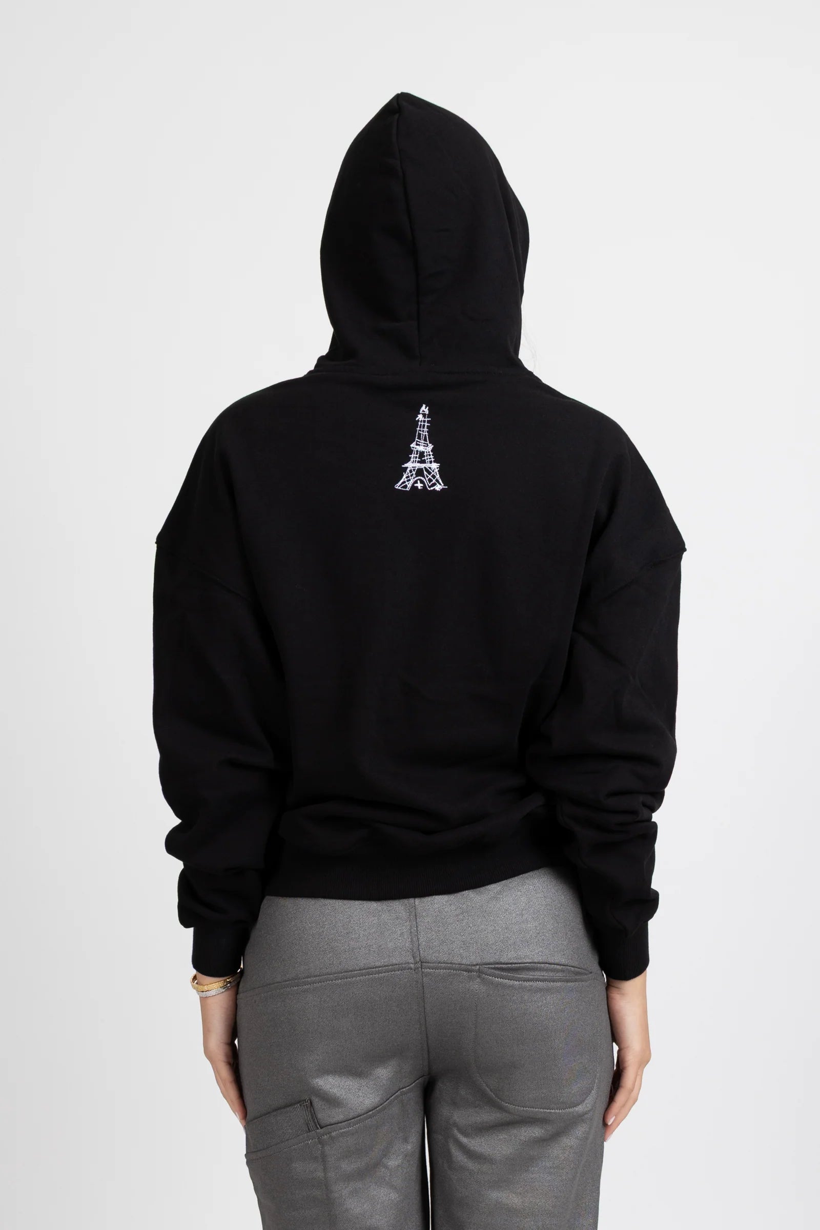 FEDERATION LATELY HOOD NOT PARIS - BLACK - THE VOGUE STORE