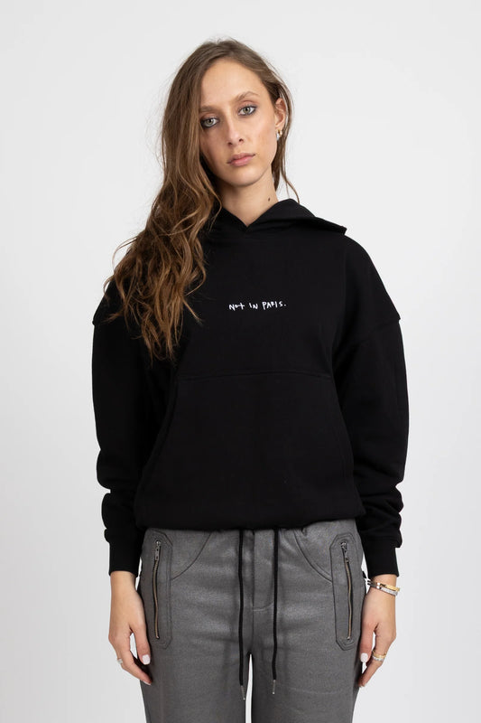 FEDERATION LATELY HOOD NOT PARIS - BLACK - THE VOGUE STORE