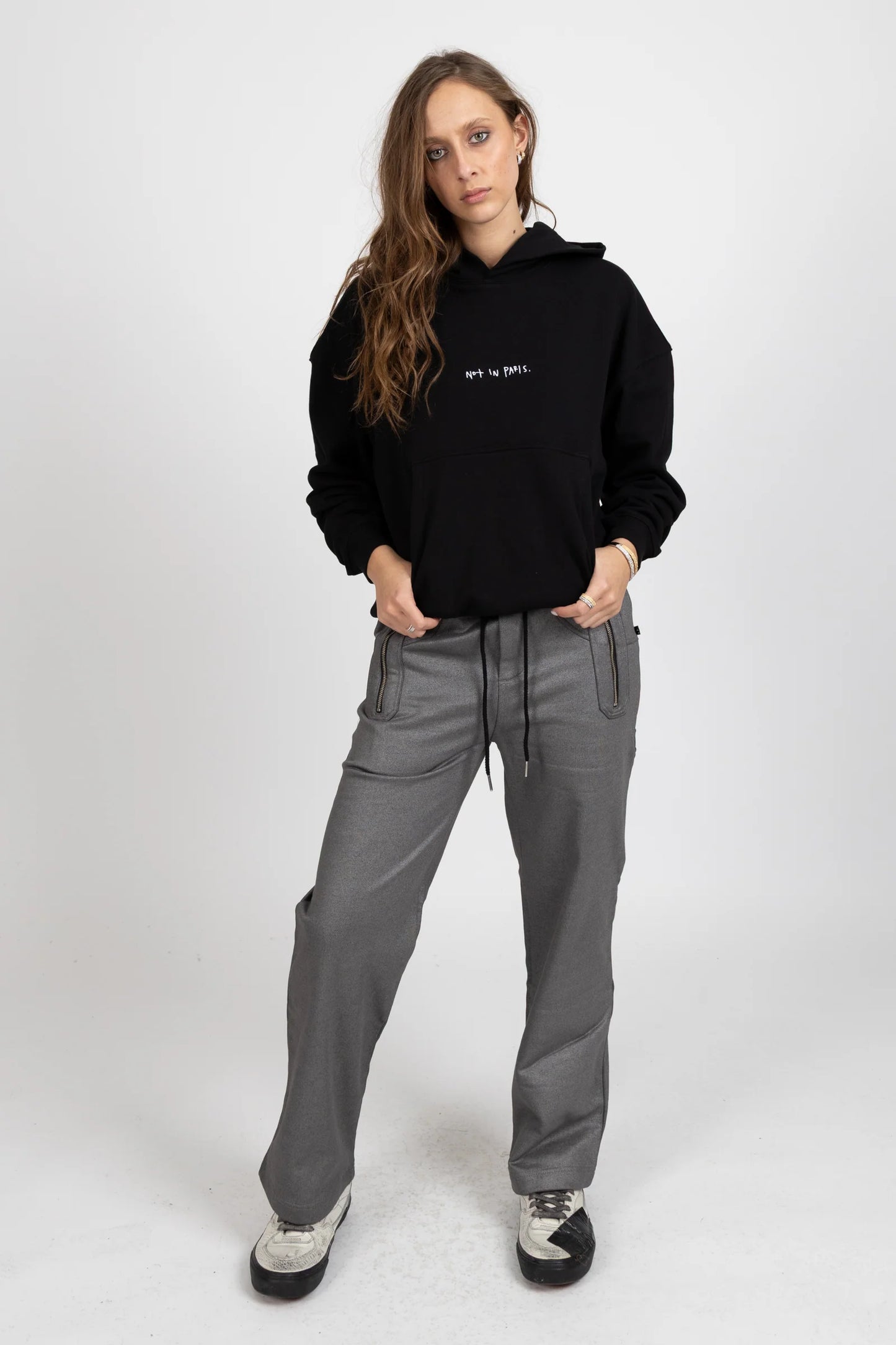 FEDERATION LATELY HOOD NOT PARIS - BLACK - THE VOGUE STORE