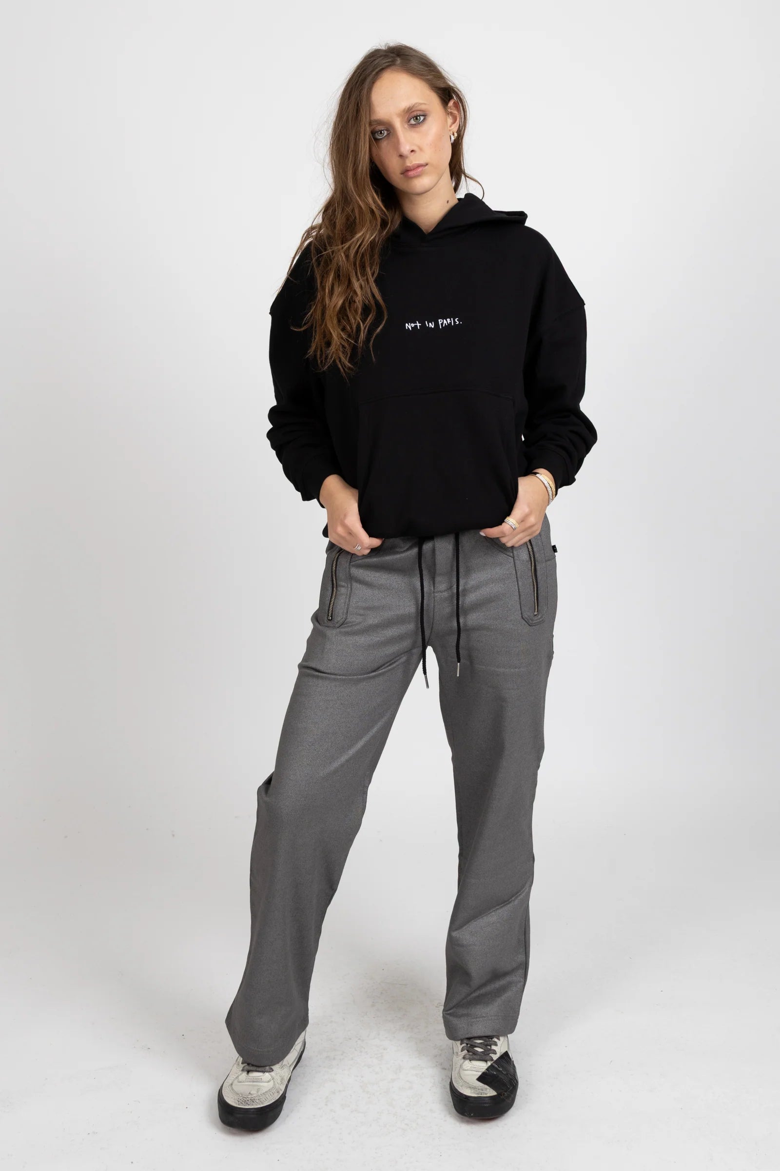FEDERATION LATELY HOOD NOT PARIS - BLACK - THE VOGUE STORE