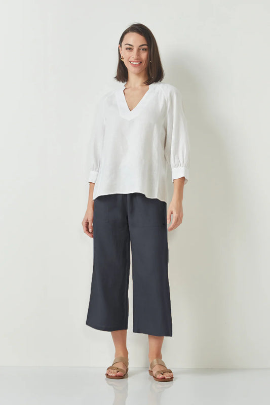 VERGE BEAU 3/4 PANT - INK - THE VOGUE STORE
