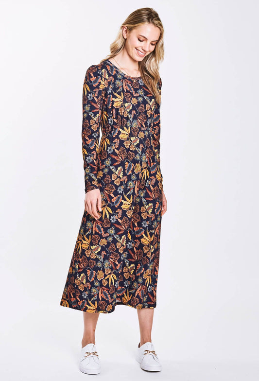 ANNE MARDELL GISELE DRESS - WOODLAND - THE VOGUE STORE