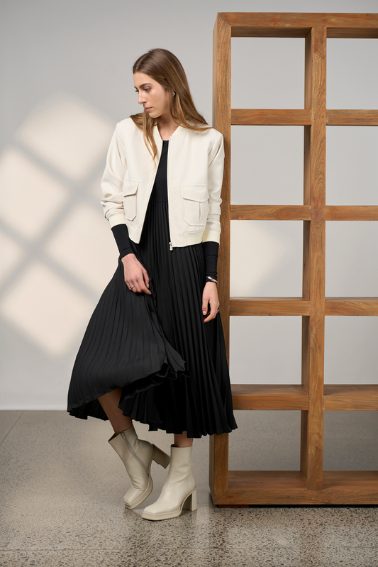 MADLY SWEETLY CAVALRY JACKET - VANILLA - THE VOGUE STORE