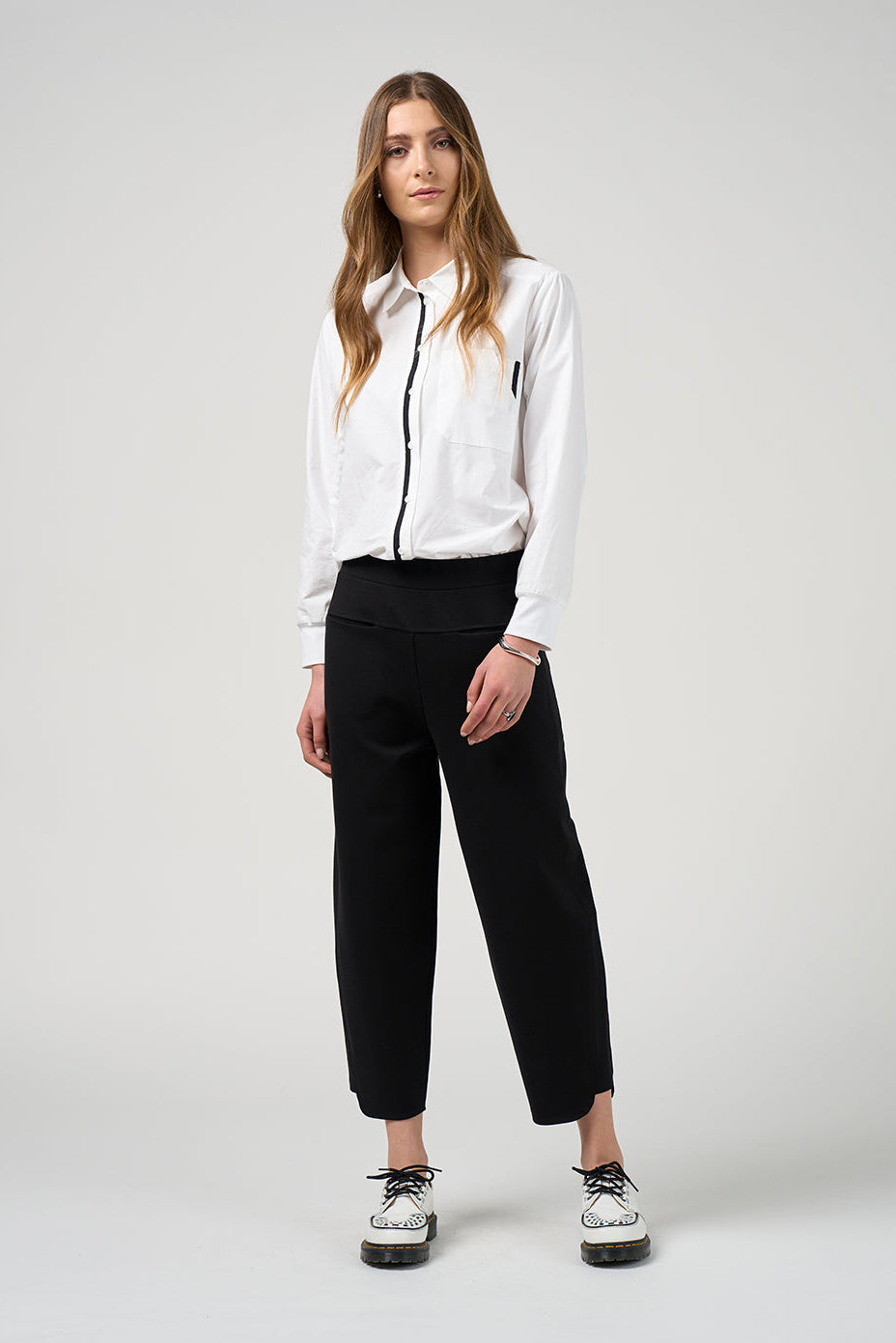 MADLY SWEETLY LEDGE PANT - BLACK - THE VOGUE STORE