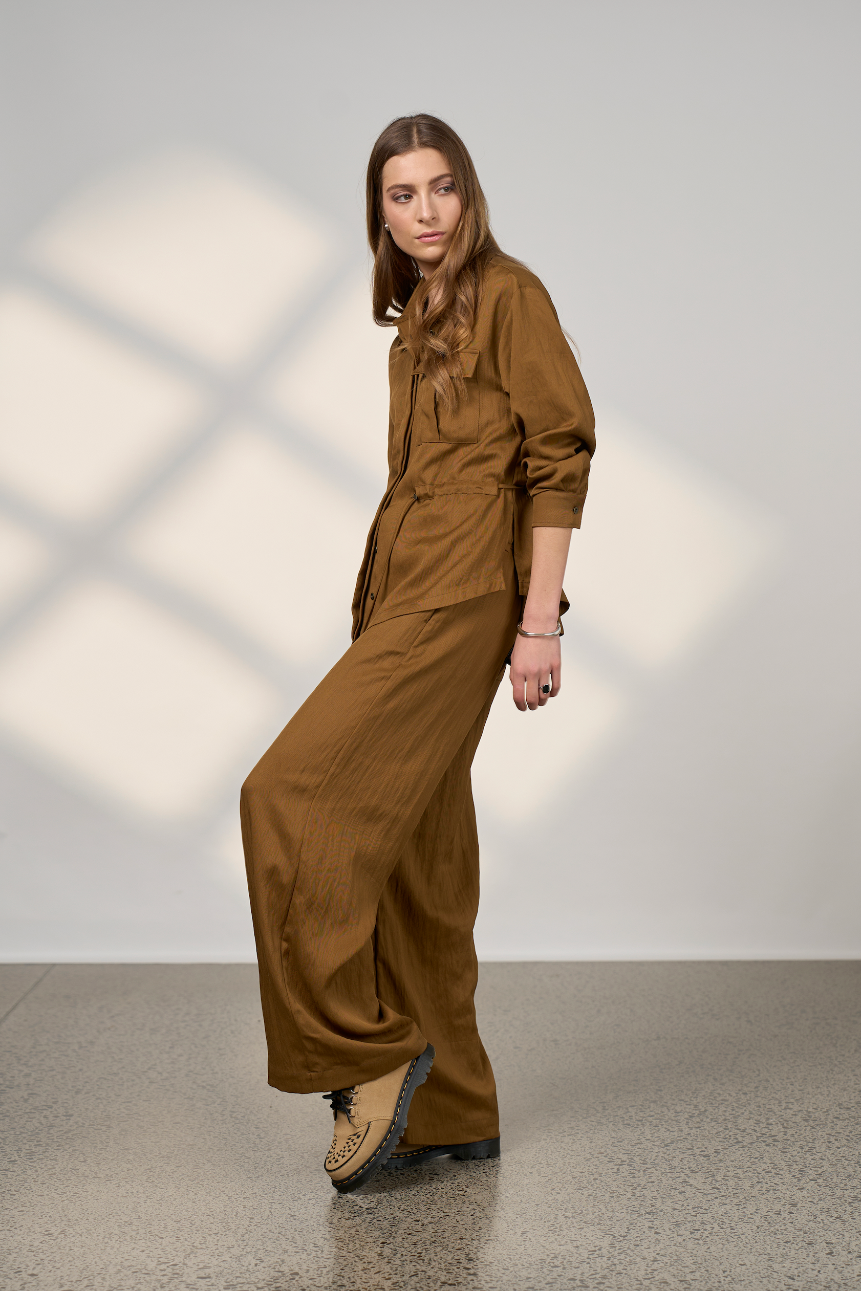 MADLY SWEETLY POLARIS JACKET - BRONZE  THE VOGUE STORE