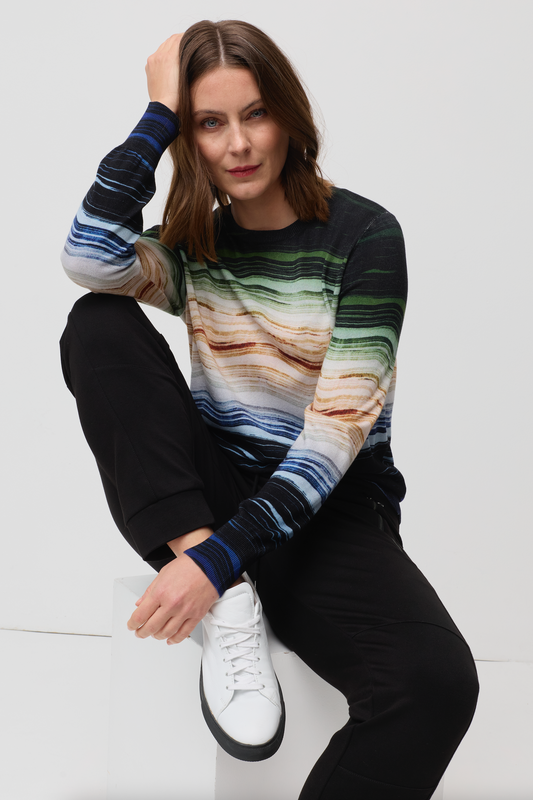 MARCO POLO AFTERNOON SHADOWS KNIT - AFTERNOON SHADOWS - THE VOGUE STORE