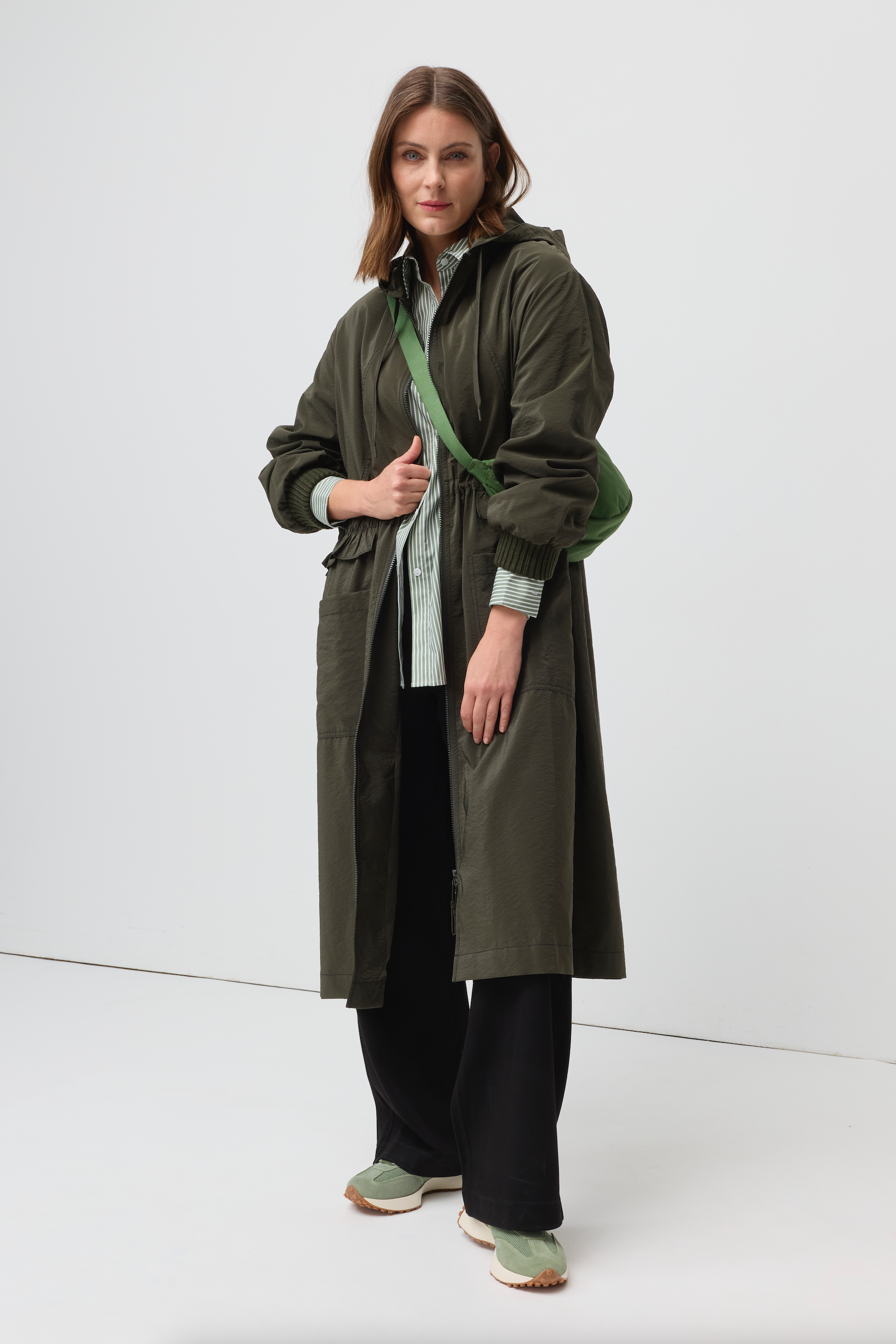 MARCO POLO ON THE GO SHOWERPROOF JACKET - KHAKI - THE VOGUE STORE