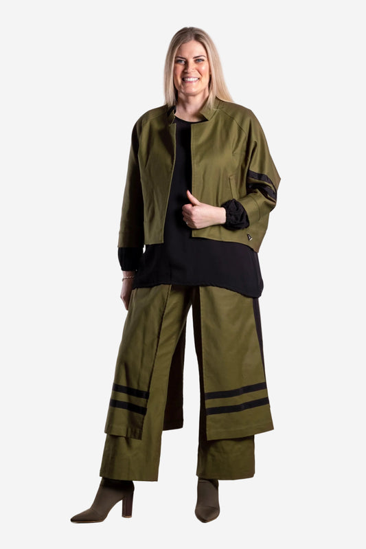 DEEANNE HOBBS HERITAGE JACKET - BAY LEAF - THE VOGUE STORE