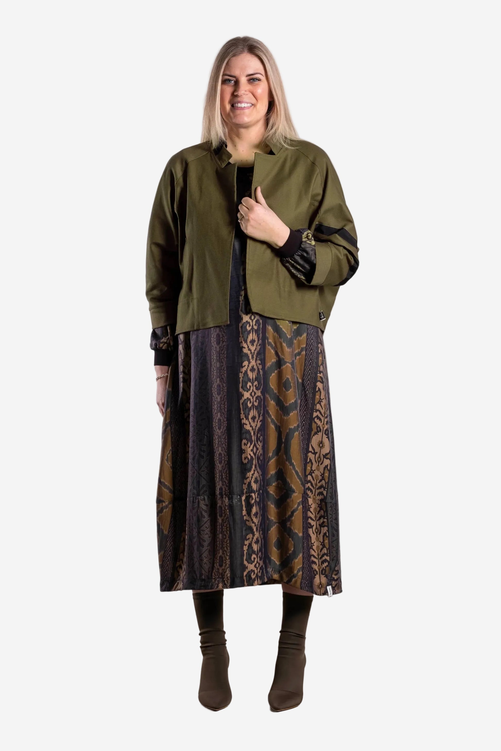 DEEANNE HOBBS HERITAGE JACKET - BAY LEAF - THE VOGUE STORE