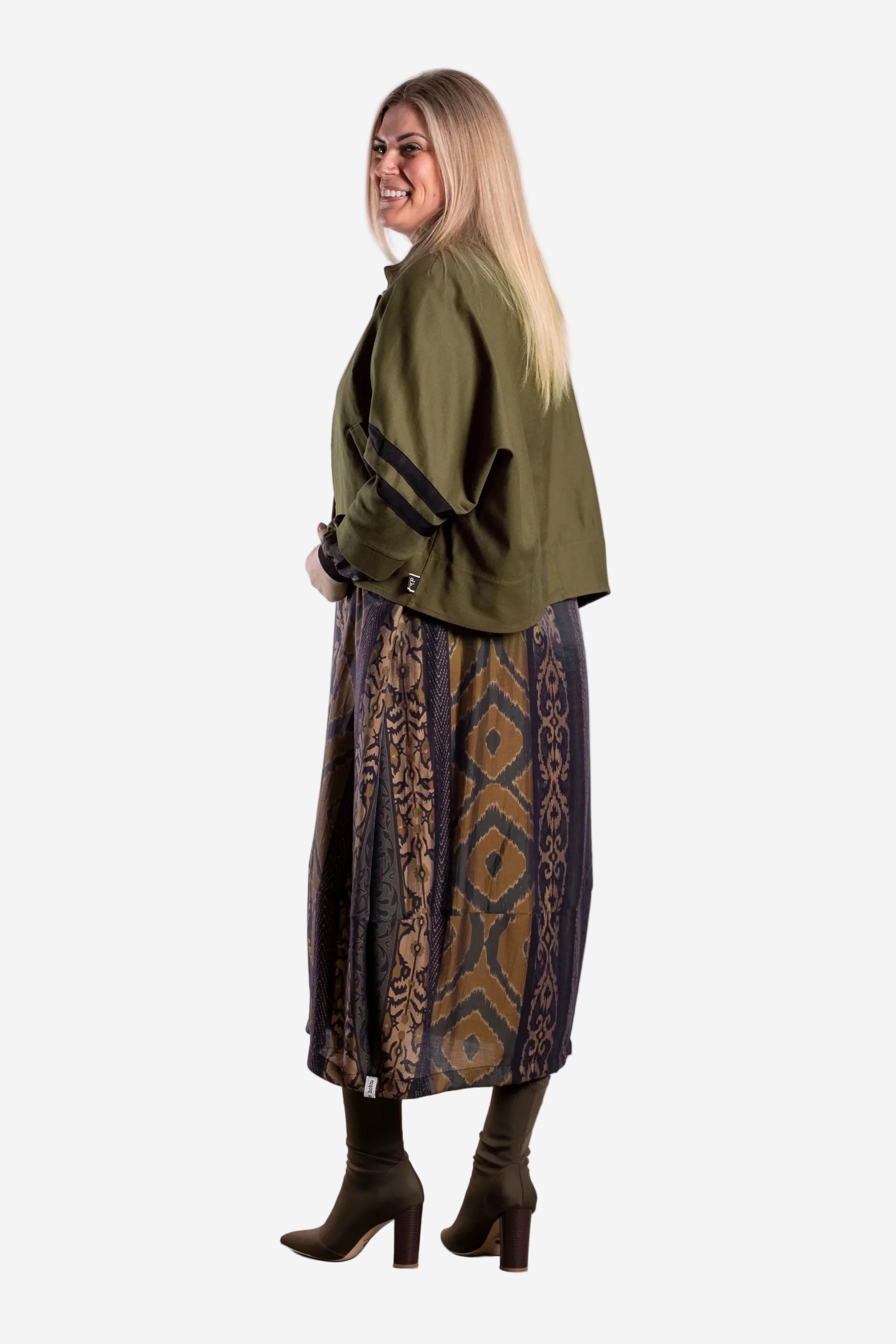 DEEANNE HOBBS HERITAGE JACKET - BAY LEAF - THE VOGUE STORE