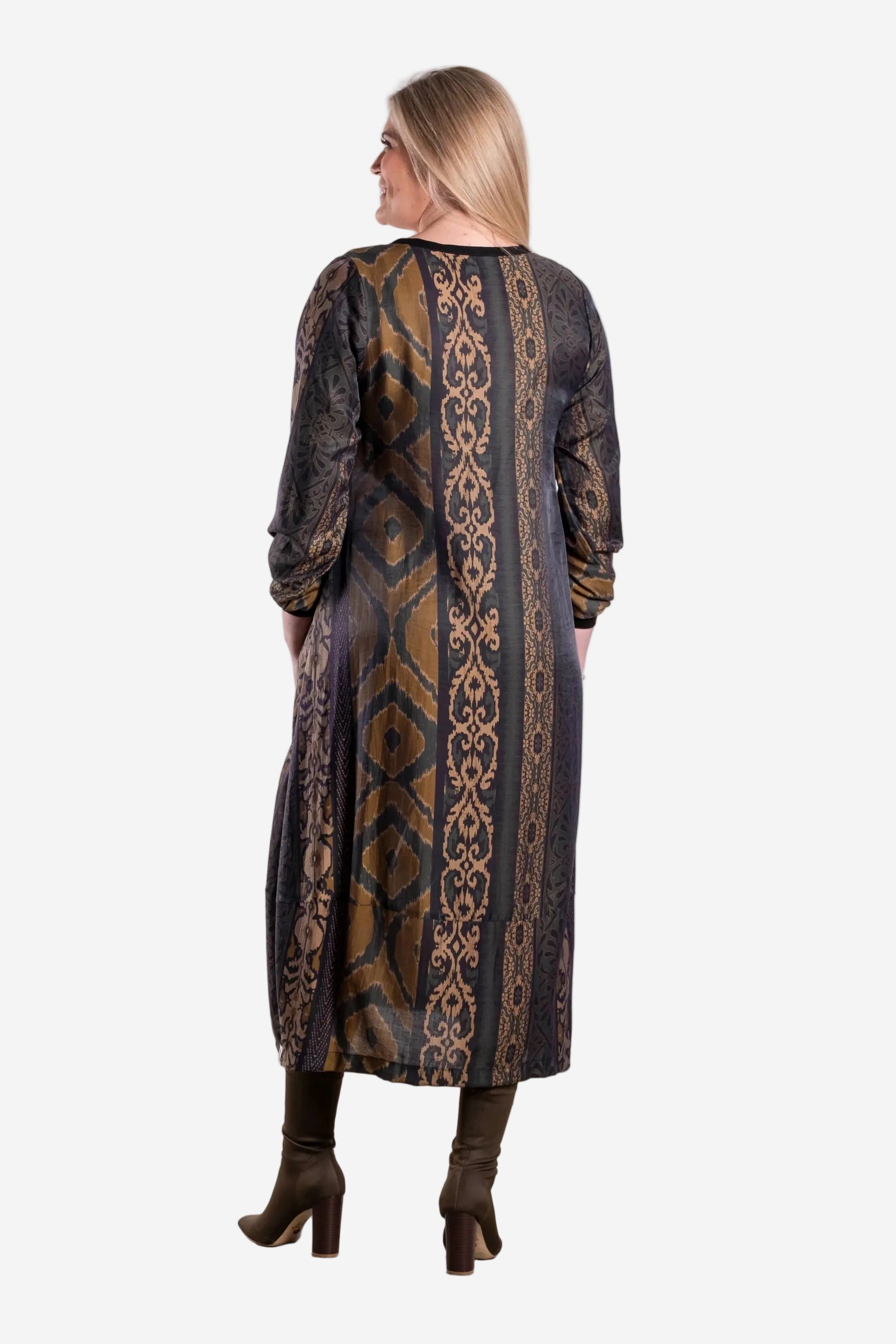DEEANNE HOBBS CONNECTON DRESS - DESERT PANELS - THE VOGUE STORE