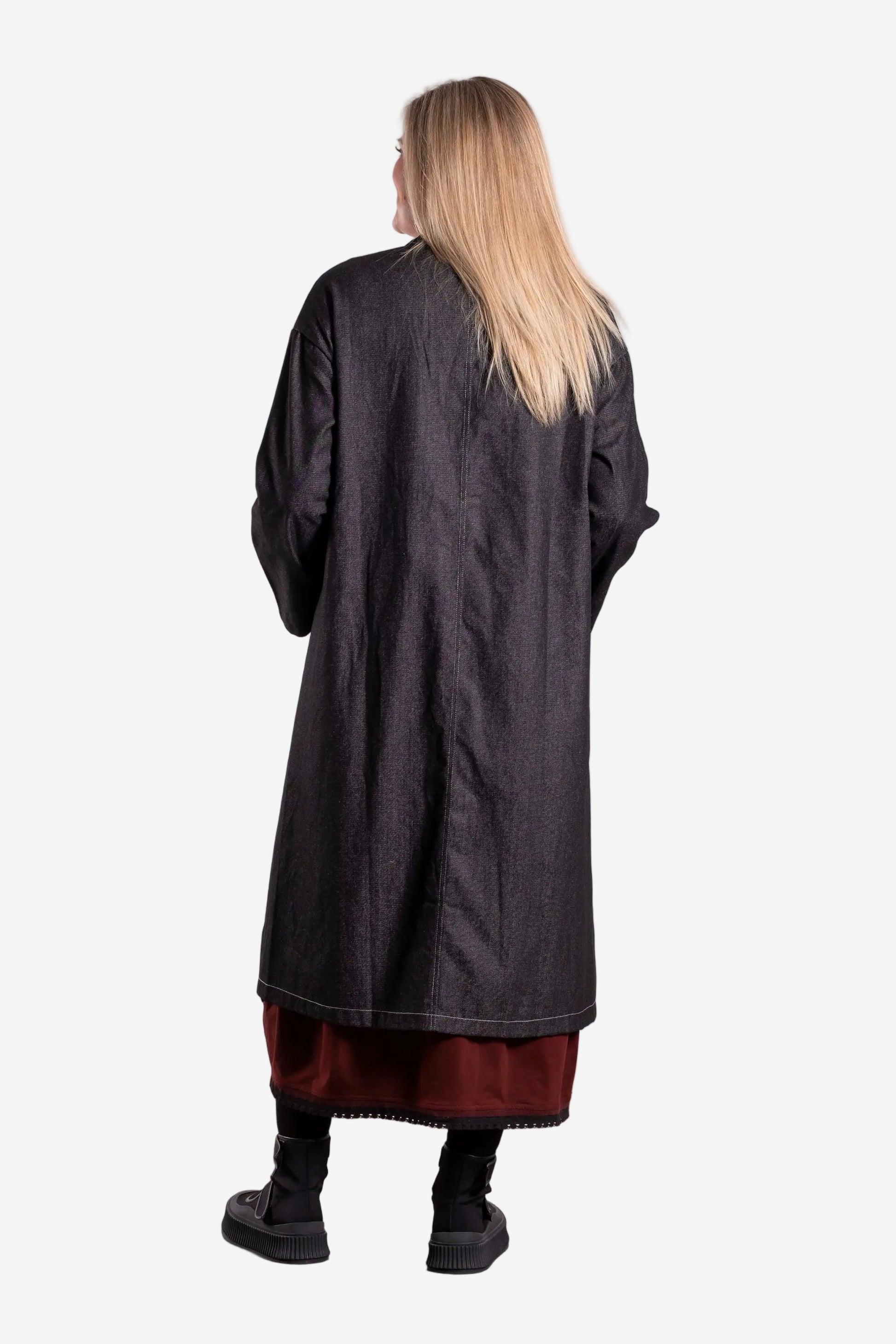 DEEANNE HOBBS WORKSHOP COAT - NOIR DENIM - THE VOGUE STORE
