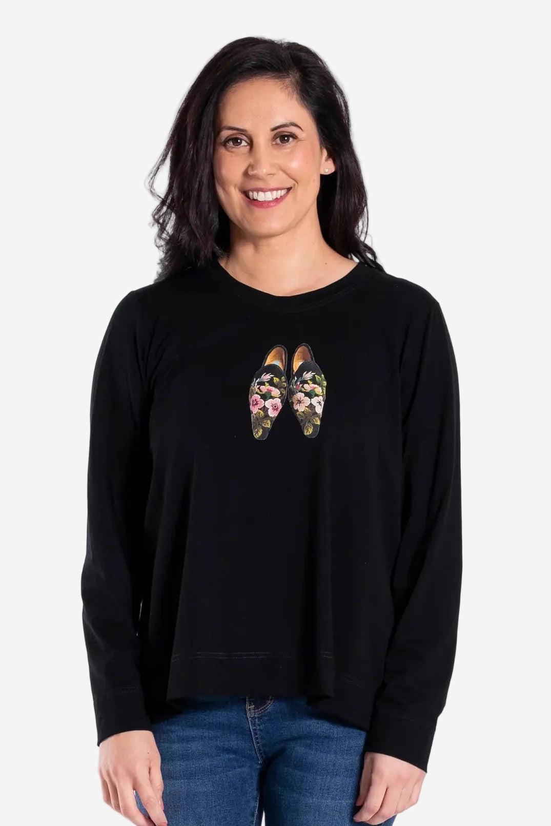 JELLICOE BASIC TEE - NOIR SHOES - THE VOGUE STORE