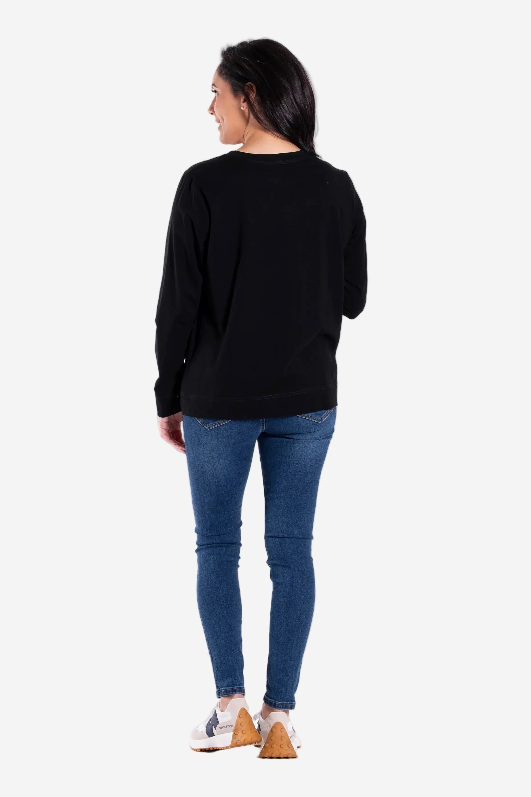 JELLICOE BASIC TEE - NOIR SHOES - THE VOGUE STORE