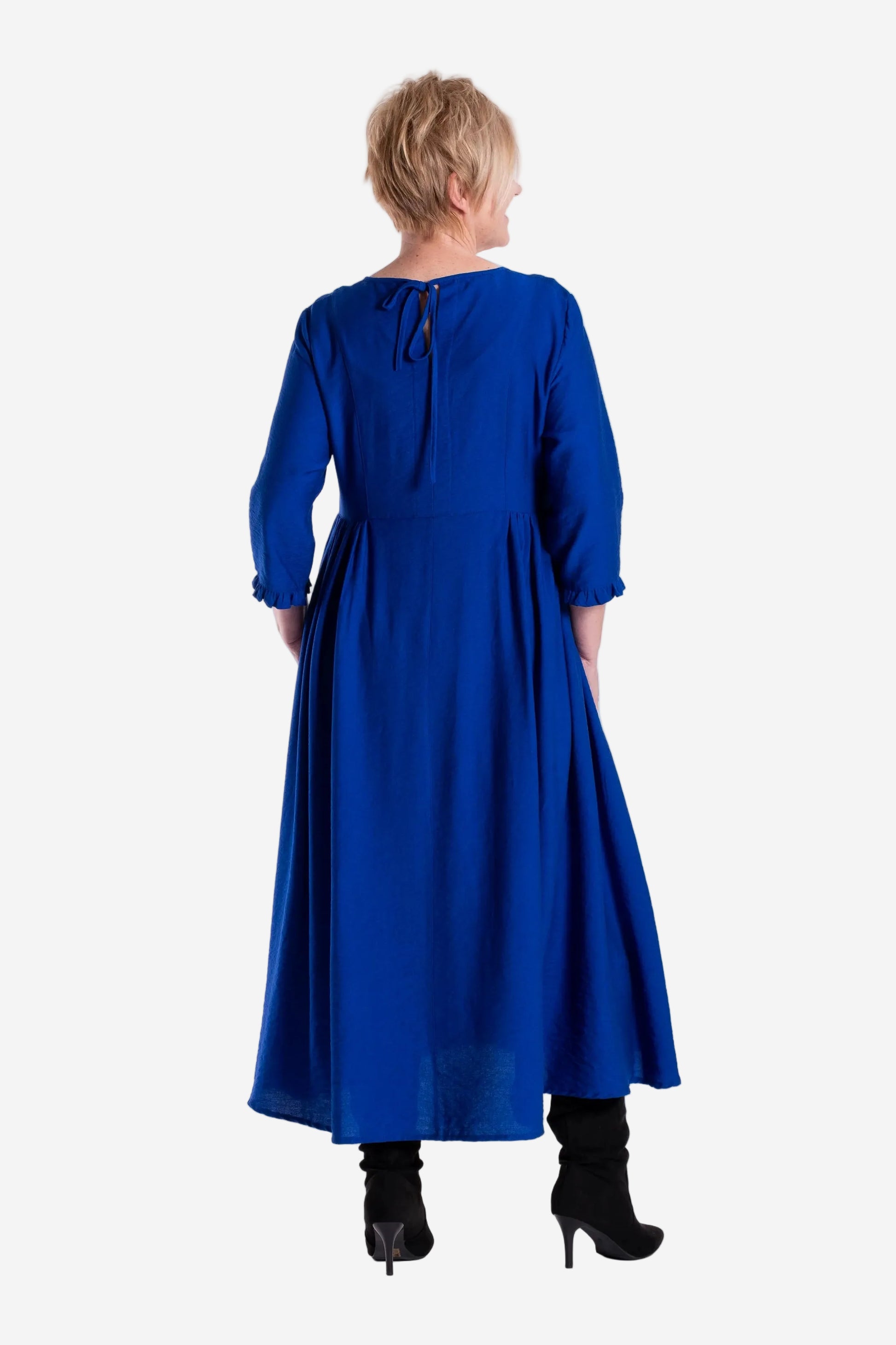 JELLICOE SABLE TIERED DRESS - VIVID BLUE - THE VOGUE STORE