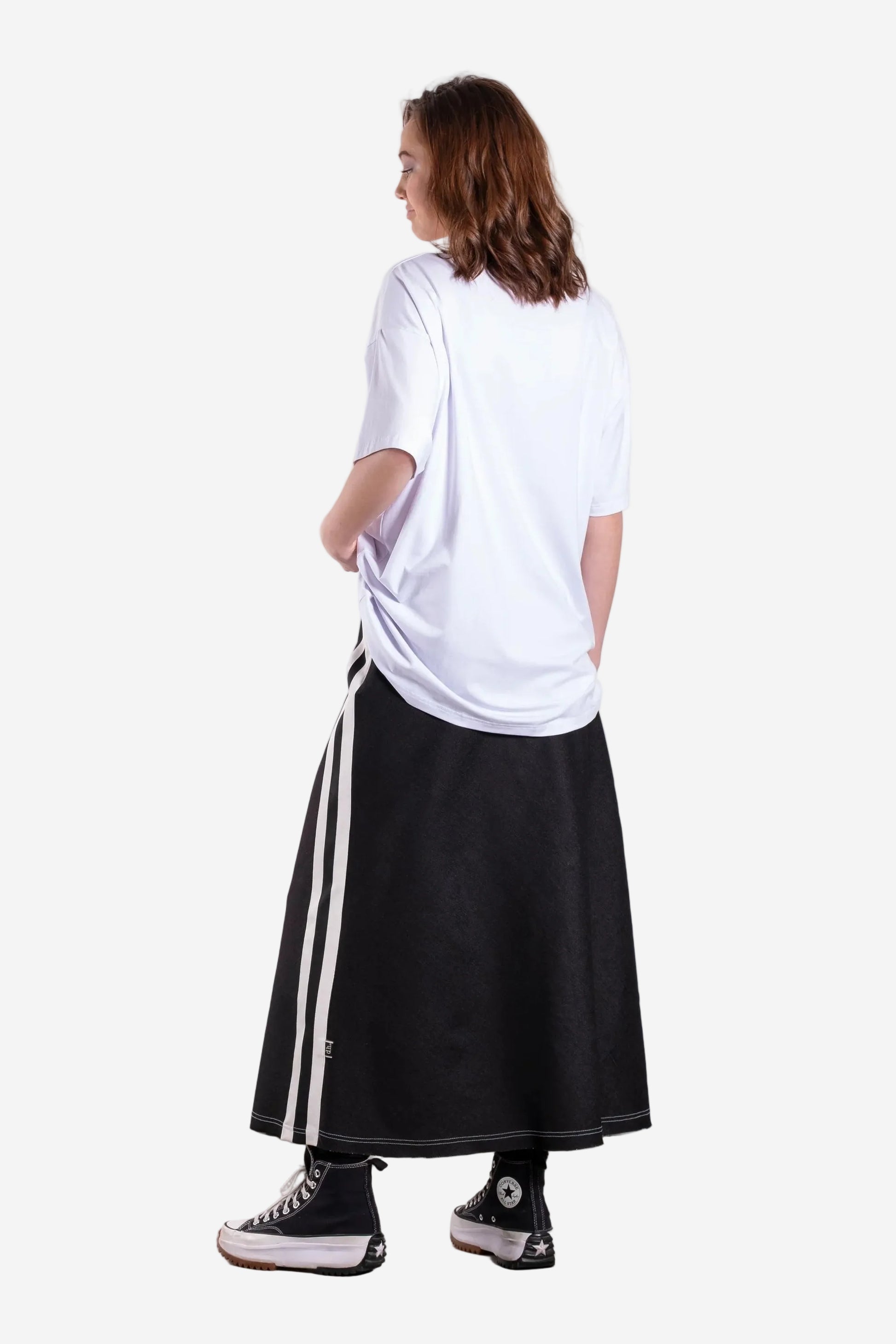 DEEANNE HOBBS BIAS SKIRT - URBAN COAL - THE VOGUE STORE