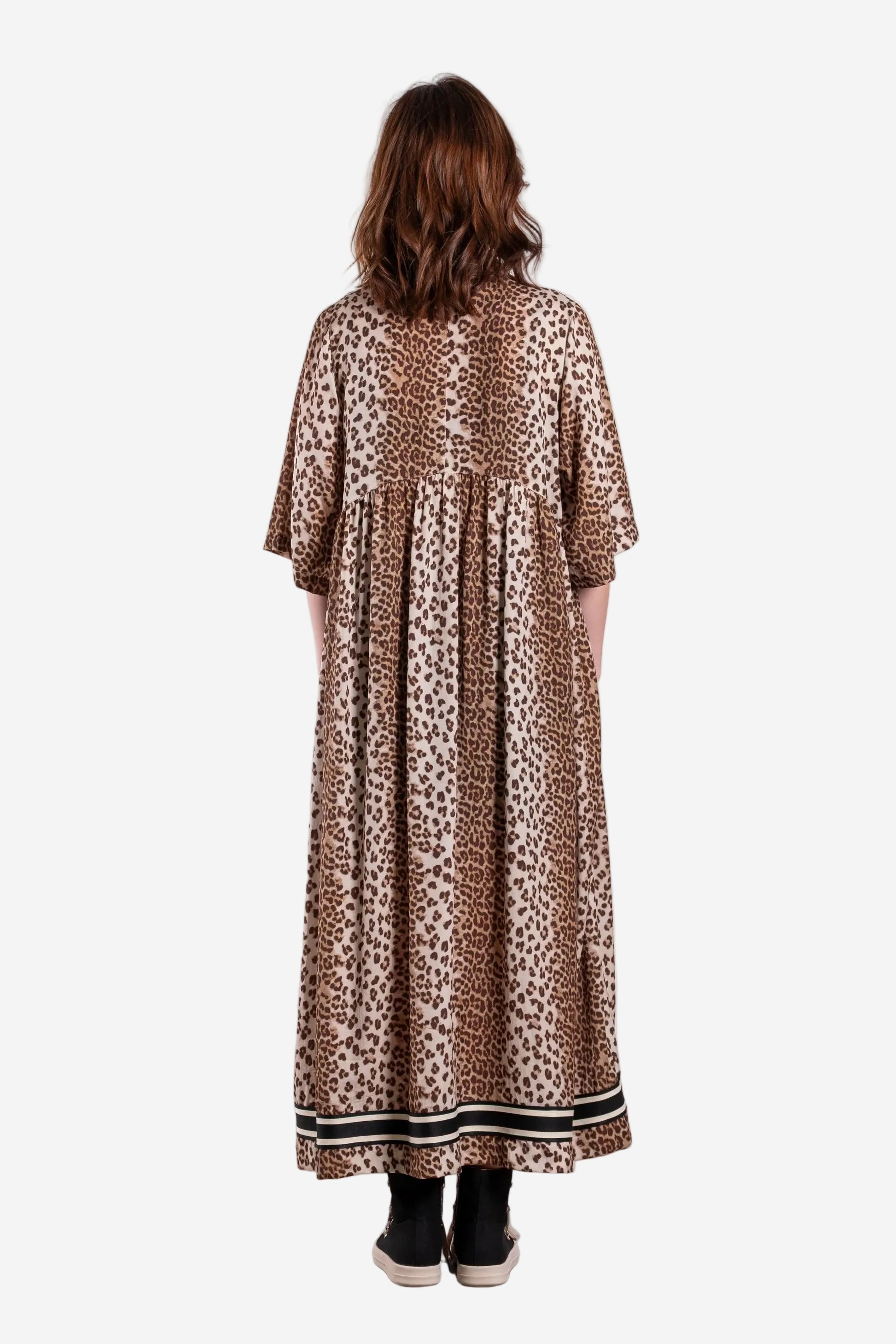 DEEANNE HOBBS BRYLEE DRESS - LEOPARD LUX - THE VOGUE STORE