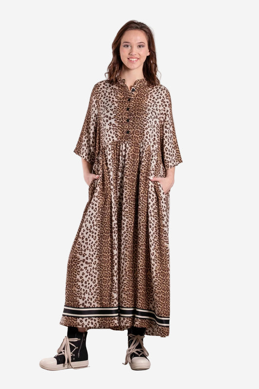 DEEANNE HOBBS BRYLEE DRESS - LEOPARD LUX - THE VOGUE STORE